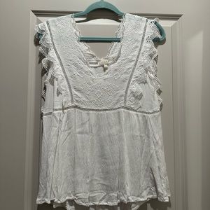 White summer blouse